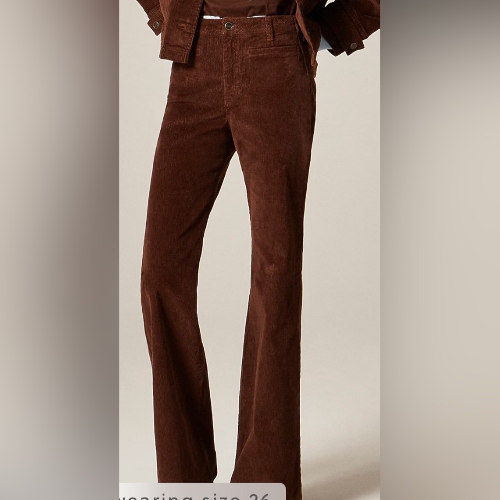 NWT JCREW Vintage Flare Corduroy Pant French Press Size 28